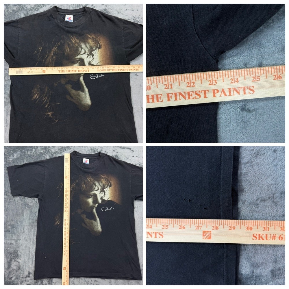 VTG 1996 Single Stitch Reba McEntire 20 Years Tour Shirt XL Black Country Music - Picture 4 of 10